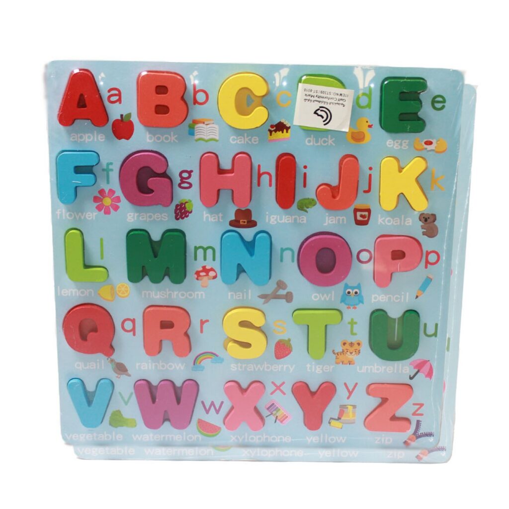 English Alphabets (Wooden Puzzle)